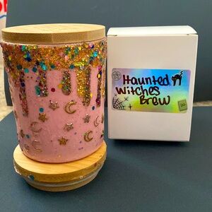 Handcrafted Haunted Witches Brew essential oil scented/decorative candle!
